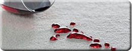 wine spill on SmartStrand carpet